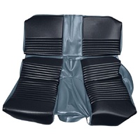 1967 Mustang Convertible Standard Rear Bench Seat Upholstery Set - Blue