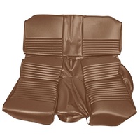 1967 Mustang Convertible Standard Rear Bench Seat Upholstery Set - Saddle
