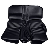 1967 Mustang Convertible Front & Rear Upholstery Set w/ Bench Seats - Black