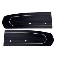 1967 Mustang Standard Door Panels (Pair) Black