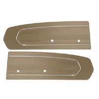 1967 Mustang Standard Door Panels (Pair) Parchment