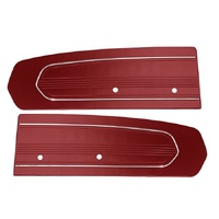 1967 Mustang Standard Door Panels (Pair) Red