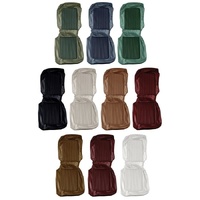 1968 Mustang 2+2 Standard Front & Rear Upholstery Set w/ Bucket Seats
