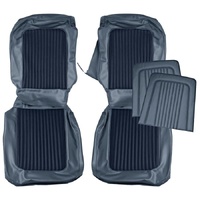 1968 Mustang Standard Front Bucket Seat Upholstery Set- Blue