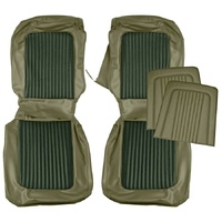 1968 Mustang Standard Front Bucket Seat Upholstery Set- Ivy Gold