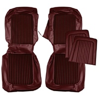 1968 Mustang Standard Front Bucket Seat Upholstery Set- Maroon