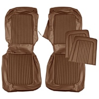 1968 Mustang Standard Front Bucket Seat Upholstery Set- Saddle