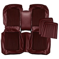 1968 Mustang Standard Front Bench Seat Upholstery Set - Maroon