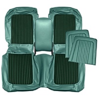 1968 Mustang Standard Front Bench Seat Upholstery Set - Turquoise