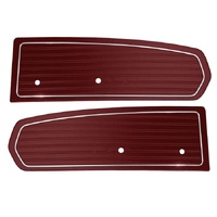 1968 Mustang Standard Solid Color Door Panels - Maroon