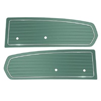 1968 Mustang Standard Solid Color Door Panels - Turquoise
