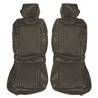 1969 Mustang Standard Front Bucket Seat Upholstery Set- Dark Ivy Gold