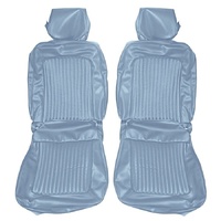 1969 Mustang Standard Front Bucket Seat Upholstery Set- Blue