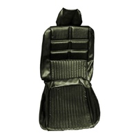 1969 Mustang Convertible Deluxe/Grande Front & Rear Upholstery Set w/ Bucket Seats - Dark Ivy Gold