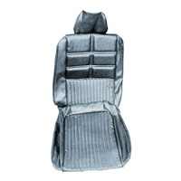 1969 Mustang Convertible Deluxe/Grande Rear Bench Seat Upholstery Set - Blue