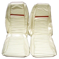 1969 Mustang Mach 1 Fastback Front & Rear Upholstery Set - White