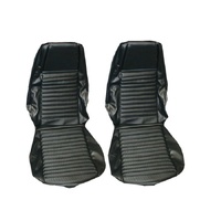 1969-70 Mustang Mach Convertible 1 Style Rear Bench Seat Upholstery Set - Vermilion