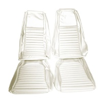 1969 Mustang MACH1 Touring Front Bucket Seat Upholstery Set - White