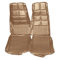 1970 Mustang Sport Roof Deluxe/Grande Front & Rear Upholstery Set w/ Bucket Seats - Ginger