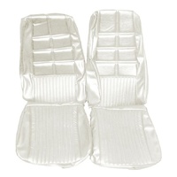 1970 Mustang Deluxe/Grande Front Bucket Seat Upholstery Set - White
