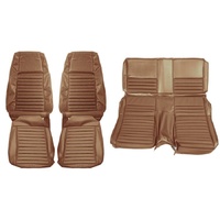 1970 Mustang Mach 1 Fastback Front & Rear Upholstery Set - Ginger