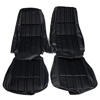 1971-73 Mustang Deluxe/Grande Front Bucket Seat Upholstery Set - Black
