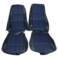 1971-73 Mustang Deluxe/Grande Front Bucket Seat Upholstery Set - Blue