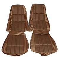1971-73 Mustang Deluxe/Grande Front Bucket Seat Upholstery Set - Ginger