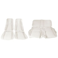 1971-73 Mustang Mach 1 Fastback Front & Rear Upholstery Set - White