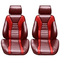 1971-73 Mustang Touring Mach 1 High Back Front Bucket Seats - Dark Red