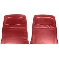 1965-66 Mustang Pony Back Panels Map Pockets - 1965 Red
