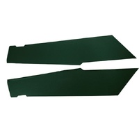 1971-73 Mustang Fastback 2+2 Sail Panels - Dark Green