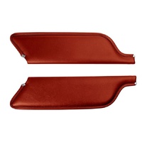 1965-66 Mustang Convertible Standard Sunvisors - Emberglow
