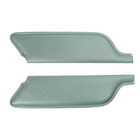 1965-66 Mustang Convertible Standard Sunvisors - Turquoise