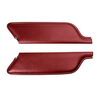 1965-66 Mustang Convertible Standard Sunvisors - Red