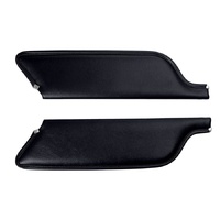 1965-66 Mustang Convertible Standard Sunvisors - Black