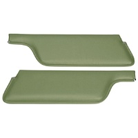 1967-68 Mustang Convertible Standard Sunvisors - 1968 Ivy Gold