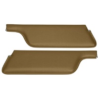1967-68 Mustang Convertible Standard Sunvisors - Saddle
