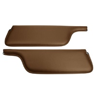 1969-73 Mustang Convertible Standard Sunvisors - Nugget Gold