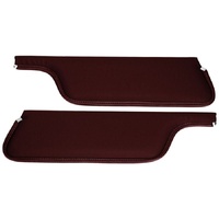 1971-73 Mustang Coupe/Fastback 2+2 Sunvisors - Maroon
