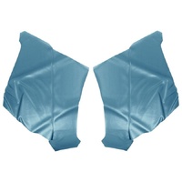 1967-68 Mustang Coupe Standard Quarter Trim - Light Blue