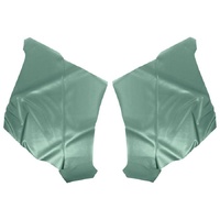 1967-68 Mustang Coupe Standard Quarter Trim - Turquoise