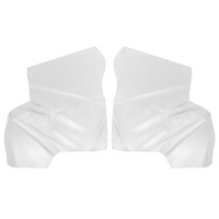 1965-66 Mustang Pony/1965-68 Convertible Standard Rear Quarter Trim - White