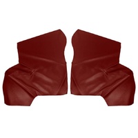 1965-66 Mustang Pony/1965-68 Convertible Standard Rear Quarter Trim - 1966 Red