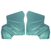 1965-66 Mustang Pony/1965-68 Convertible Standard Rear Quarter Trim - Turquoise