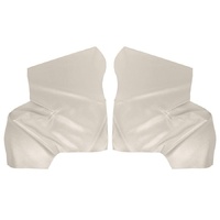 1965-66 Mustang Pony/1965-68 Convertible Standard Rear Quarter Trim - 1967 Parchment