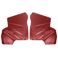 1965-66 Mustang Pony/1965-68 Convertible Standard Rear Quarter Trim - 1965 Red