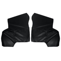 1965-66 Mustang Pony/1965-68 Convertible Standard Rear Quarter Trim - Black