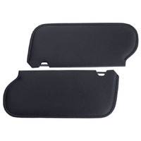 1984-93 Mustang Coupe/Hatchback Cloth Sunvisors - Dark Grey