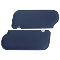1984-93 Mustang Coupe/Hatchback Cloth Sunvisors - 1990-92 Blue